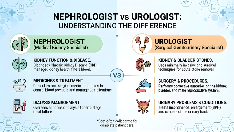 nephrologist vs urologist